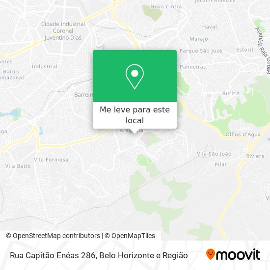 Rua Capitão Enéas 286 mapa