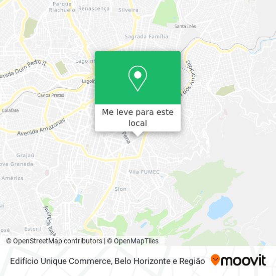 Edifício Unique Commerce mapa