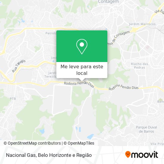 Nacional Gas mapa