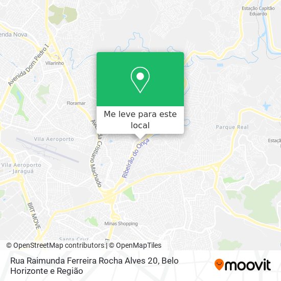 Rua Raimunda Ferreira Rocha Alves 20 mapa