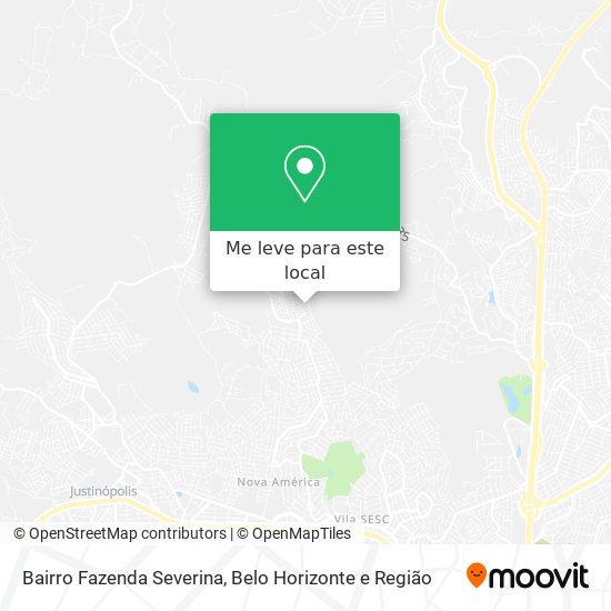 Bairro Fazenda Severina mapa