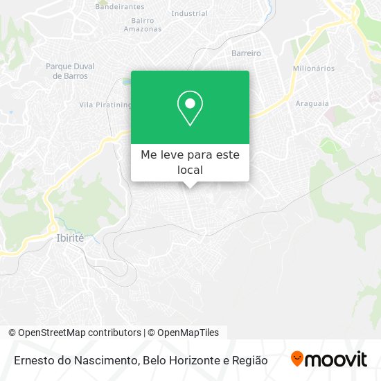Ernesto do Nascimento mapa
