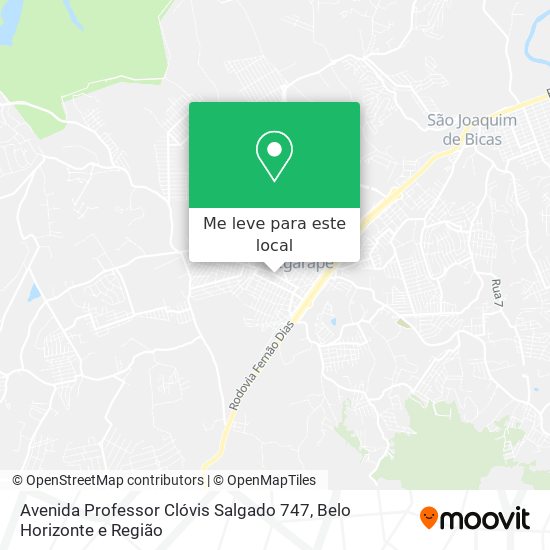 Avenida Professor Clóvis Salgado 747 mapa