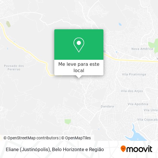 Eliane (Justinópolis) mapa