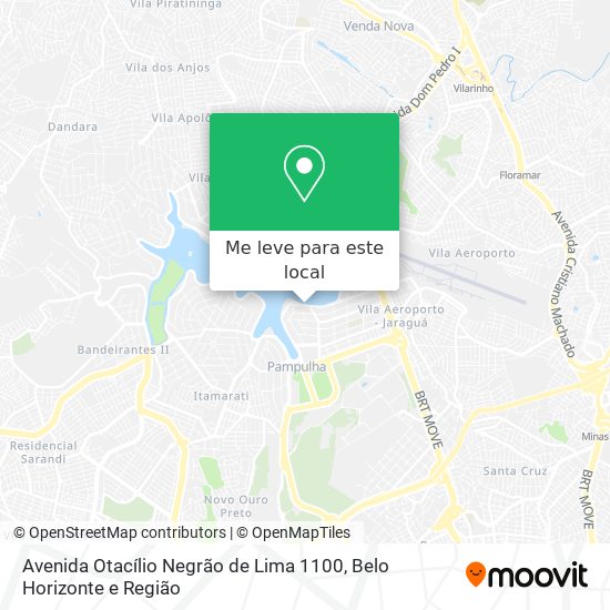 Avenida Otacílio Negrão de Lima 1100 mapa