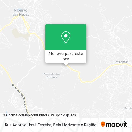 Rua Adotivo José Ferreira mapa