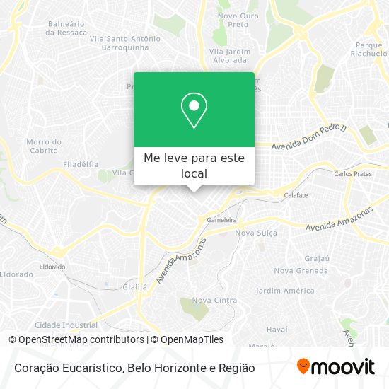 Coração Eucarístico mapa