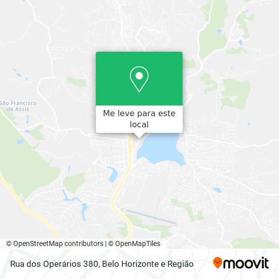 Rua dos Operários 380 mapa