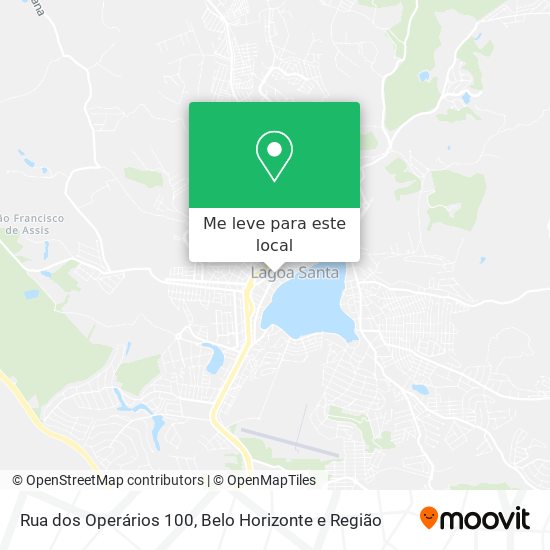 Rua dos Operários 100 mapa