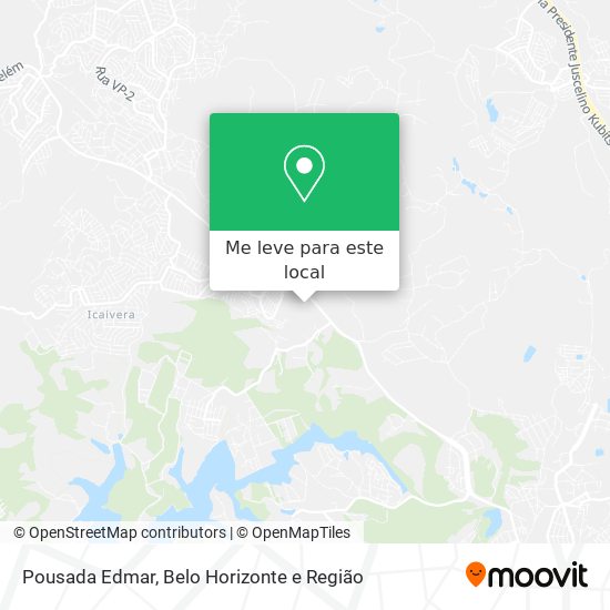 Pousada Edmar mapa