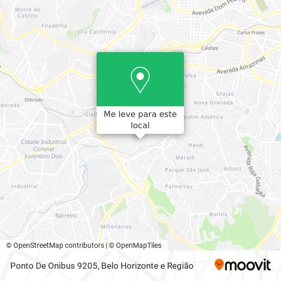 Ponto De Onibus 9205 mapa