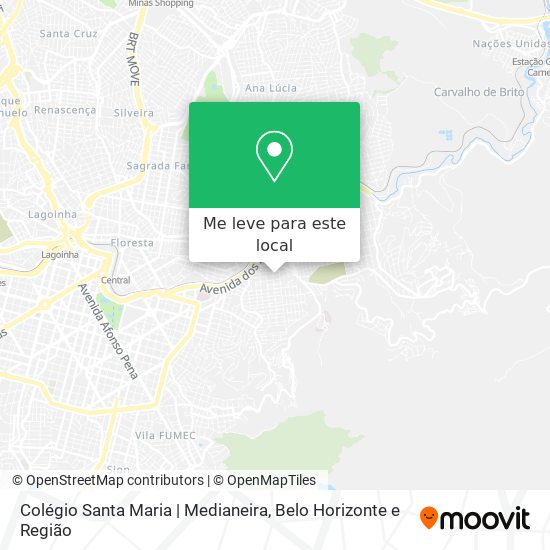 Colégio Santa Maria | Medianeira mapa
