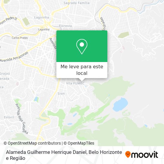 Alameda Guilherme Henrique Daniel mapa