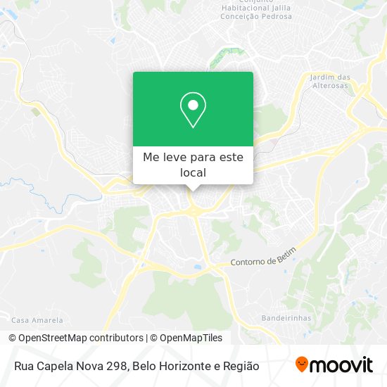 Rua Capela Nova 298 mapa