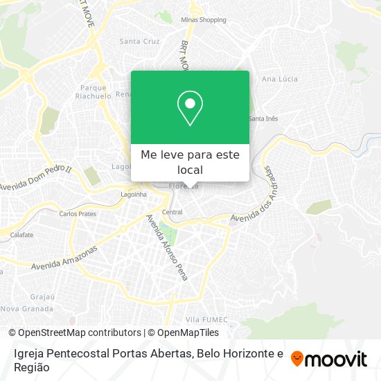 Igreja Pentecostal Portas Abertas mapa
