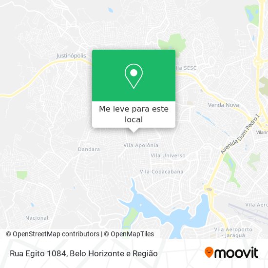 Rua Egito 1084 mapa