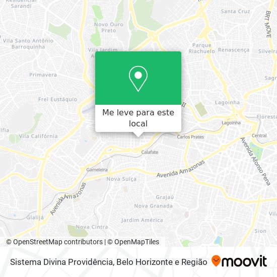 Sistema Divina Providência mapa