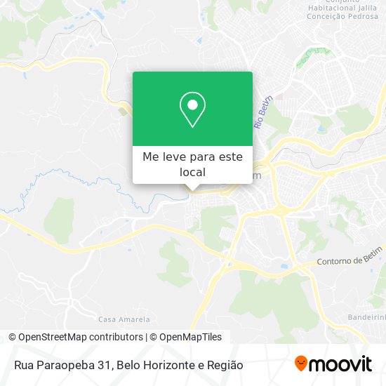 Rua Paraopeba 31 mapa