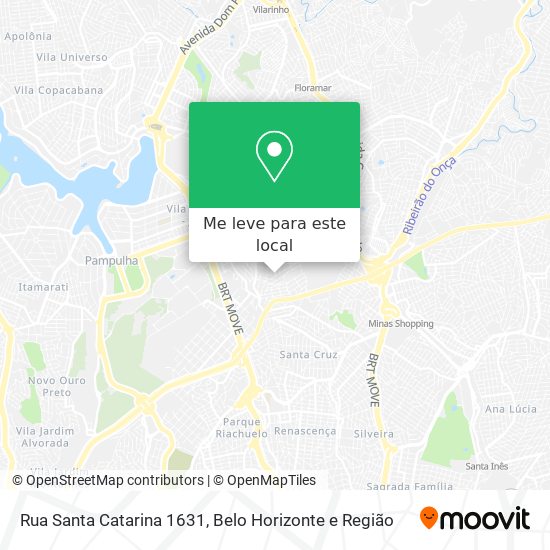 Rua Santa Catarina 1631 mapa