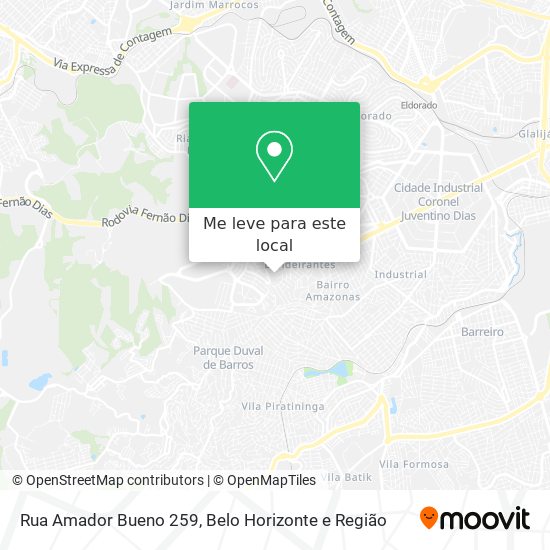 Rua Amador Bueno 259 mapa