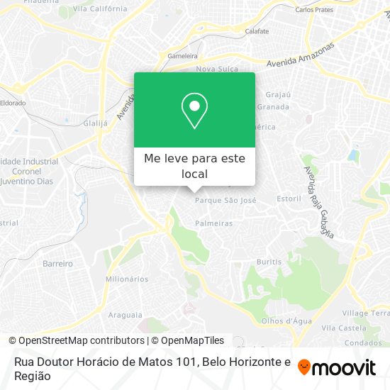 Rua Doutor Horácio de Matos 101 mapa