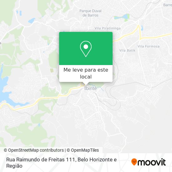 Rua Raimundo de Freitas 111 mapa