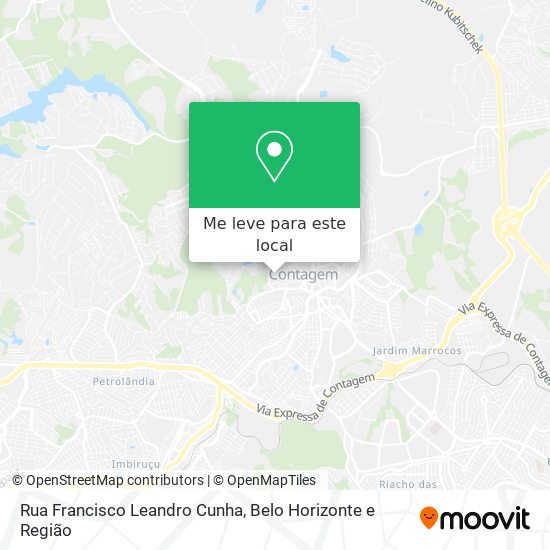 Rua Francisco Leandro Cunha mapa