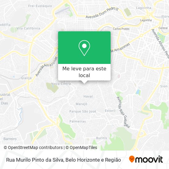 Rua Murilo Pinto da Silva mapa