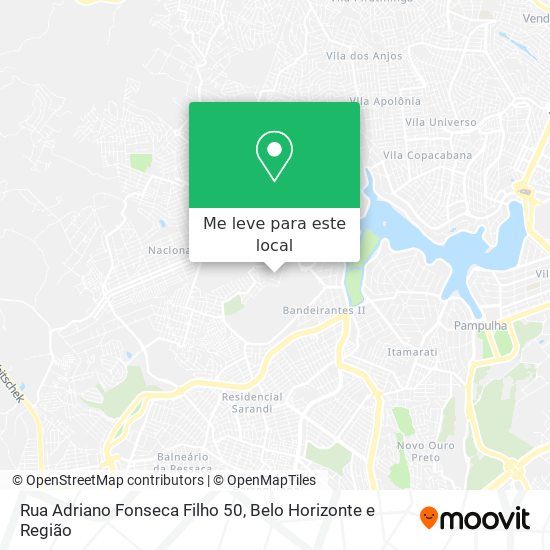 Rua Adriano Fonseca Filho 50 mapa