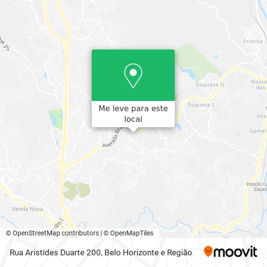 Rua Aristídes Duarte 200 mapa