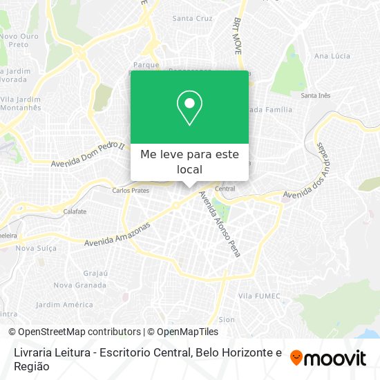 Livraria Leitura - Escritorio Central mapa