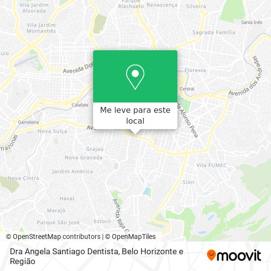 Dra Angela Santiago Dentista mapa