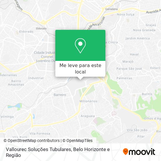 Vallourec Soluções Tubulares mapa