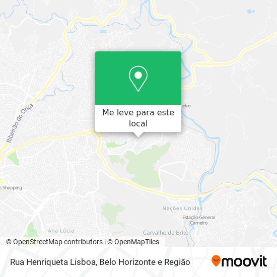 Rua Henriqueta Lisboa mapa