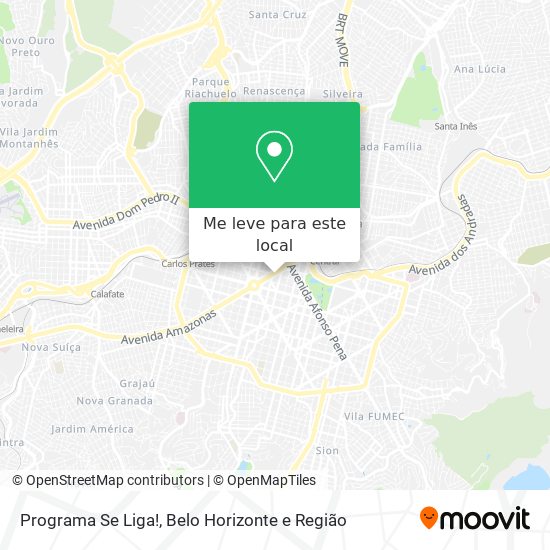 Programa Se Liga! mapa