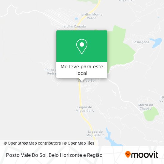 Posto Vale Do Sol mapa