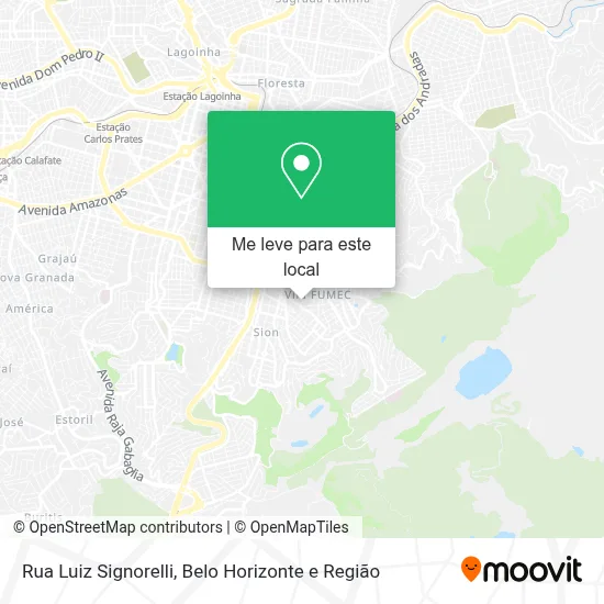 Rua Luiz Signorelli mapa