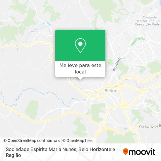Sociedade Espirita Maria Nunes mapa