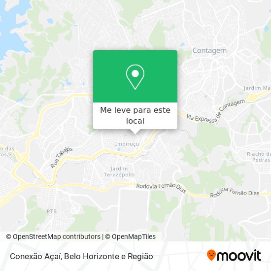 Conexão Açaí mapa