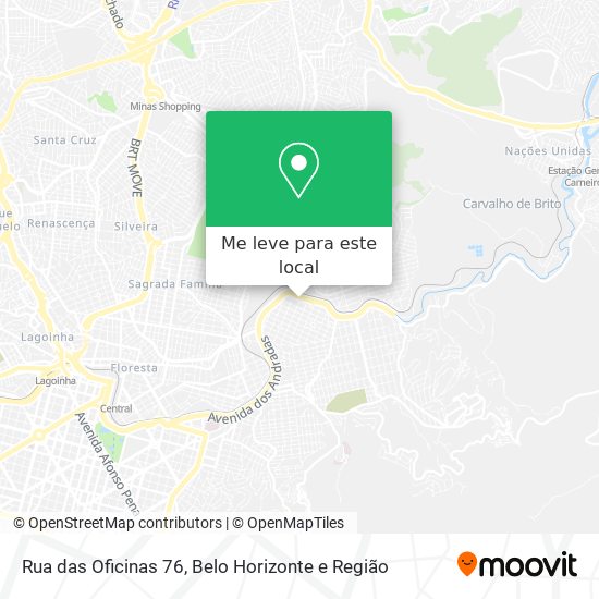 Rua das Oficinas 76 mapa