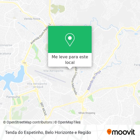 Tenda do Espetinho mapa