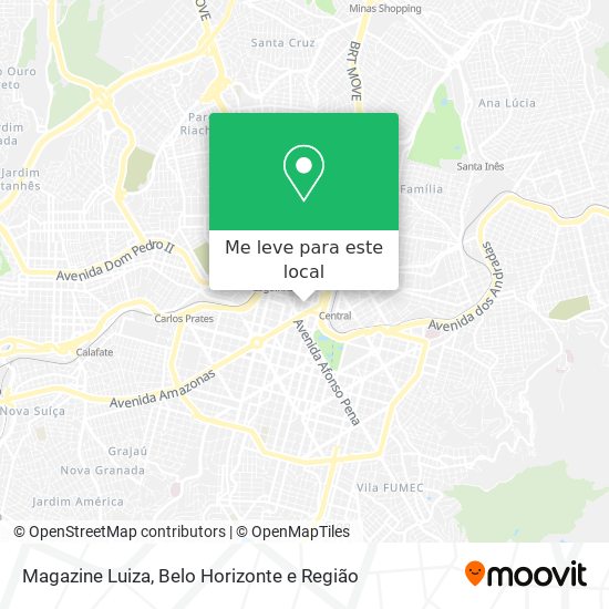 Magazine Luiza mapa