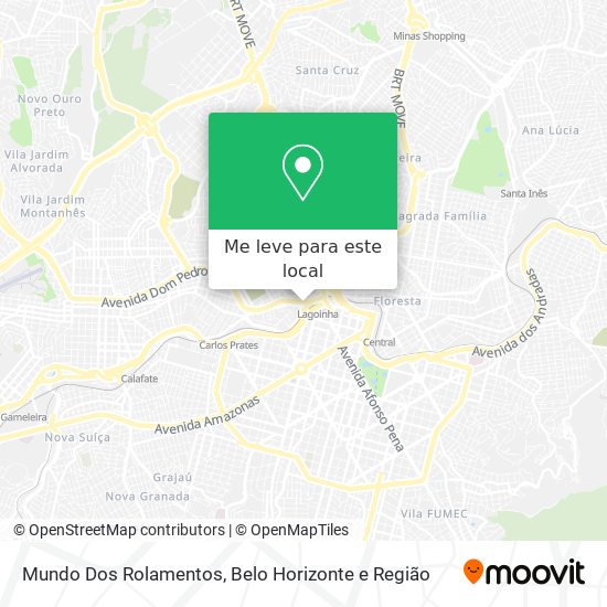 Mundo Dos Rolamentos mapa