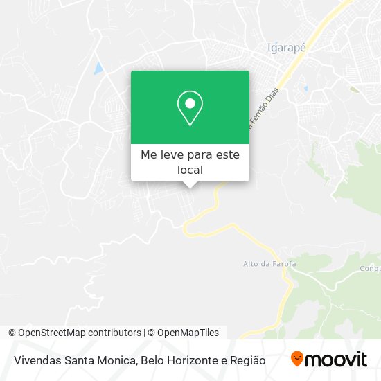 Vivendas Santa Monica mapa