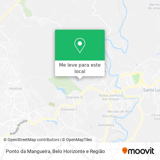Ponto da Mangueira mapa