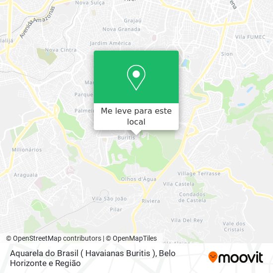 Aquarela do Brasil ( Havaianas Buritis ) mapa
