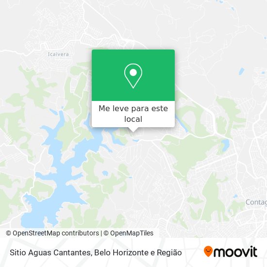 Sitio Aguas Cantantes mapa