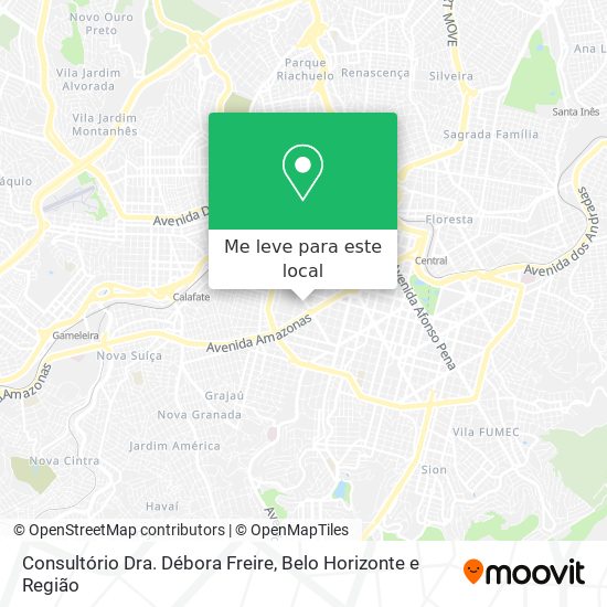 Consultório Dra. Débora Freire mapa