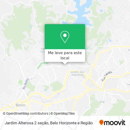 Jardim Alterosa 2 seção mapa