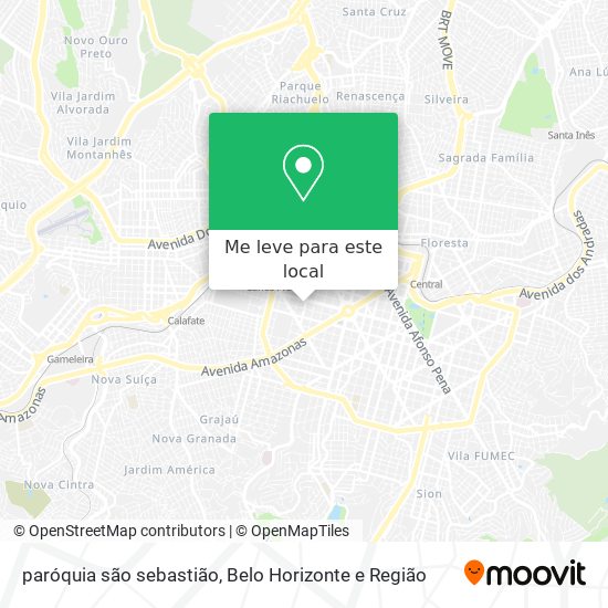 paróquia são sebastião mapa
